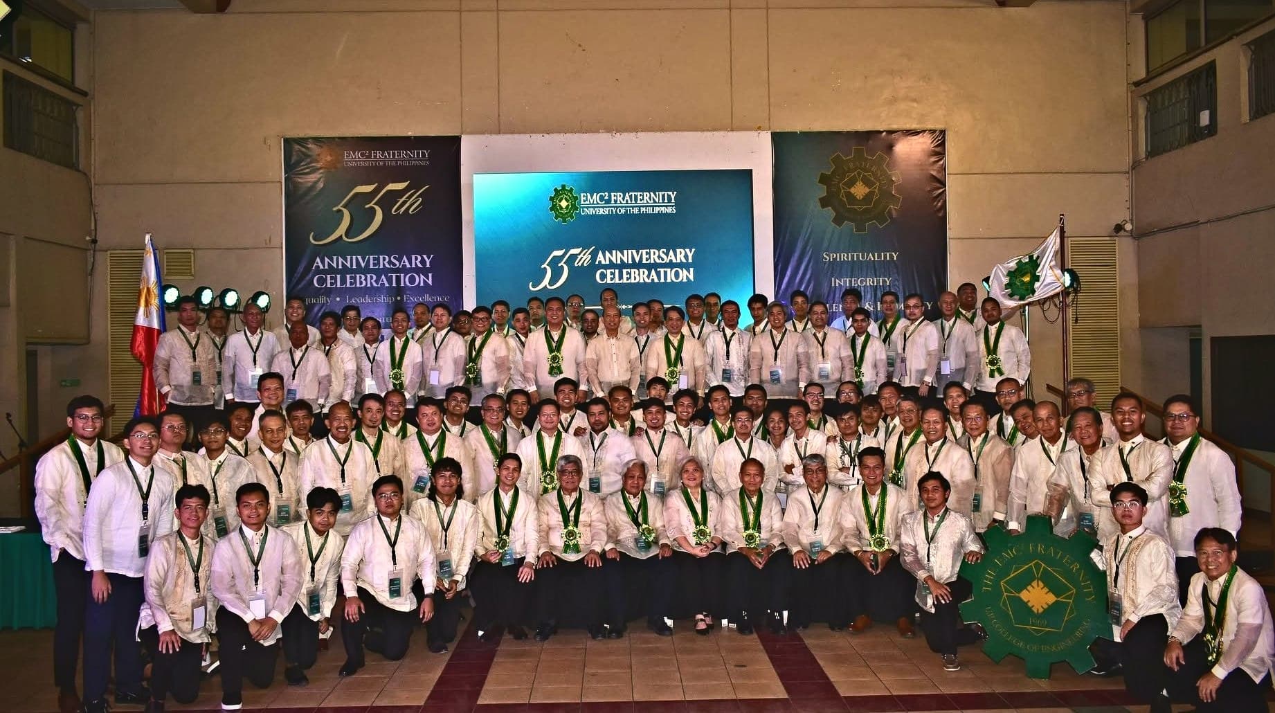Brods on stage at the 55th Anniversary Celebration