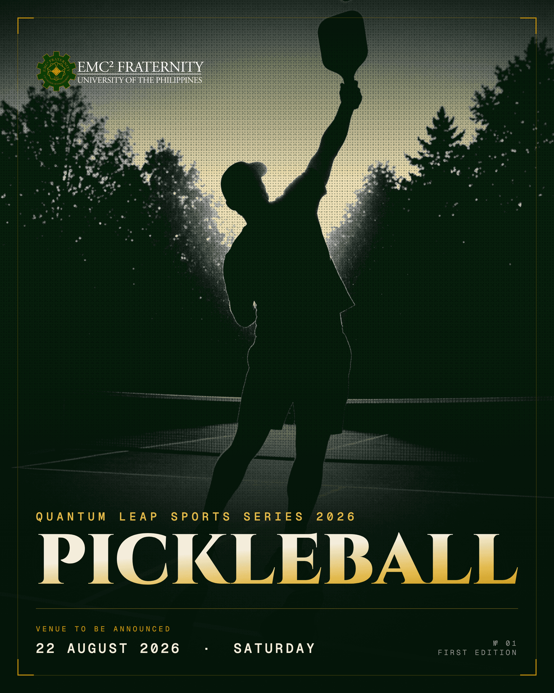 Quantum Leap Sports Series pickleball poster